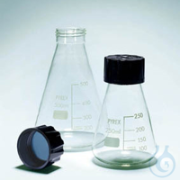 Beuta in vetro Pyrex/Duran ml.10 con vite e tappo SVL15 Beuta in vetro Pyrex/Duran ml.10 con...